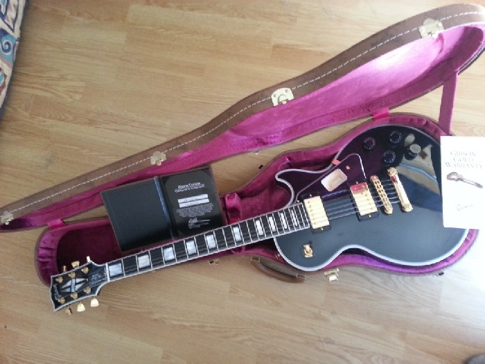 hoe te gebruiken Punt kathedraal Elektrisch Solid body Gitaar Gibson Les Paul Custom te koop