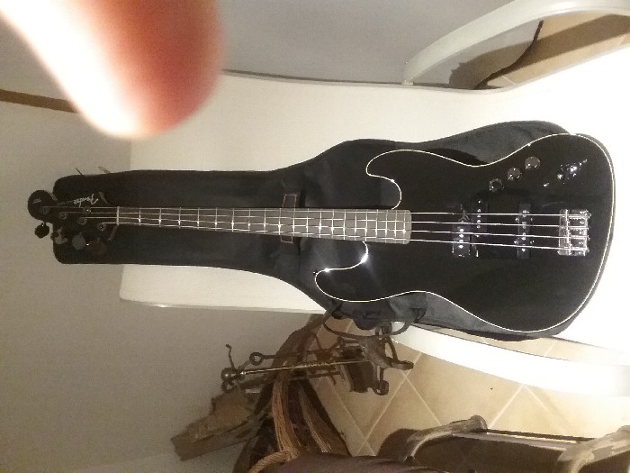 Ban erger maken hebben Elektrische Basgitaar Fender Fender Aerodyne Jazz Bass BK te koop